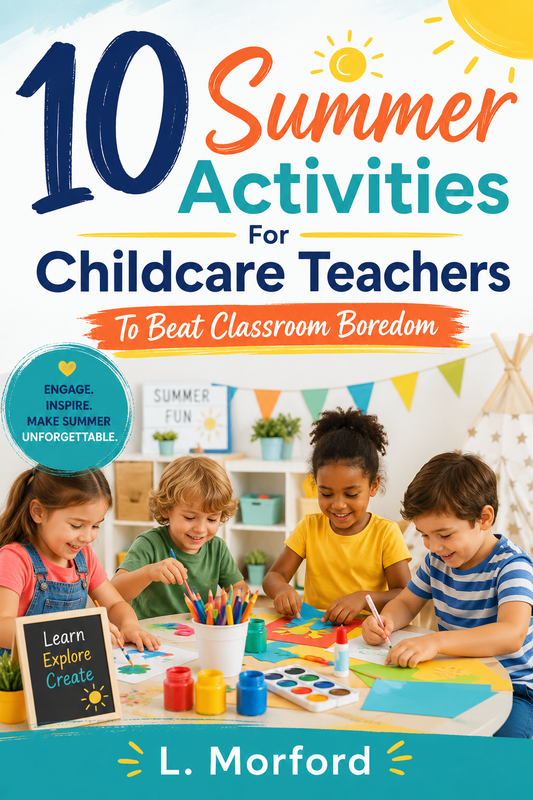 Summer Activities for Childcare Teachers – 10 Fun Ideas to Beat Boredom | Instant Digital Download